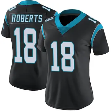 Nike Andre Roberts Women's Limited Carolina Panthers Black Team Color Vapor Untouchable Jersey