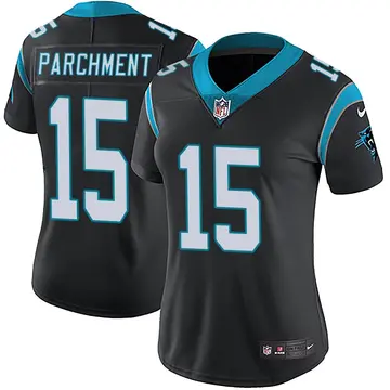Nike Andrew Parchment Women's Limited Carolina Panthers Black Team Color Vapor Untouchable Jersey