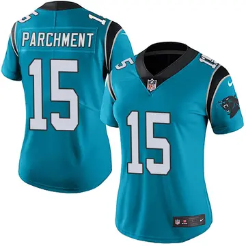 Nike Andrew Parchment Women's Limited Carolina Panthers Blue Alternate Vapor Untouchable Jersey