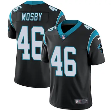 Nike Arron Mosby Men's Limited Carolina Panthers Black Team Color Vapor Untouchable Jersey