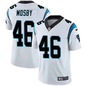 Nike Arron Mosby Men's Limited Carolina Panthers White Vapor Untouchable Jersey