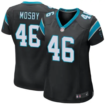 Nike Arron Mosby Women's Game Carolina Panthers Black Team Color Jersey