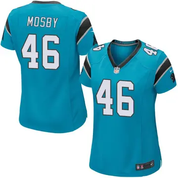 Nike Arron Mosby Women's Game Carolina Panthers Blue Alternate Jersey