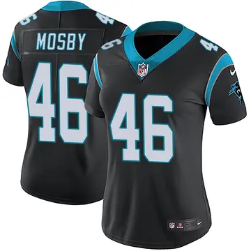Nike Arron Mosby Women's Limited Carolina Panthers Black Team Color Vapor Untouchable Jersey