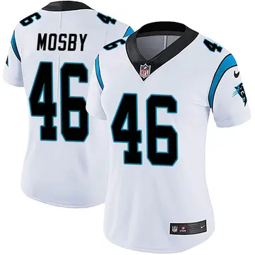 Nike Arron Mosby Women's Limited Carolina Panthers White Vapor Untouchable Jersey