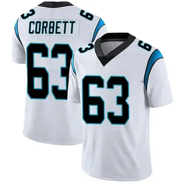 Nike Austin Corbett Youth Limited Carolina Panthers White Vapor Untouchable Jersey