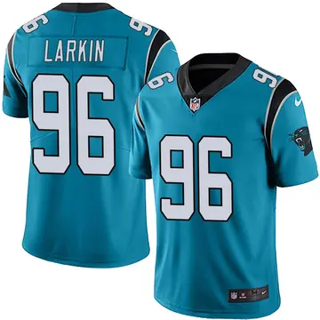 Nike Austin Larkin Youth Limited Carolina Panthers Blue Alternate Vapor Untouchable Jersey