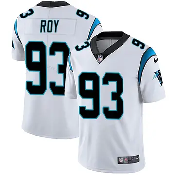 Nike Bravvion Roy Men's Limited Carolina Panthers White Vapor Untouchable Jersey
