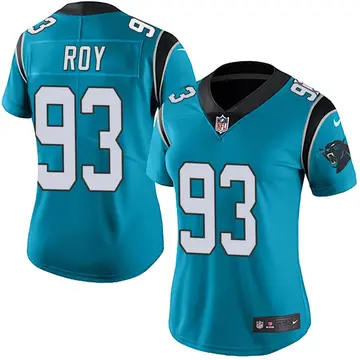 Nike Bravvion Roy Women's Limited Carolina Panthers Blue Alternate Vapor Untouchable Jersey