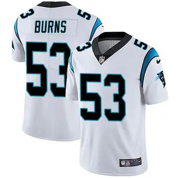 Nike Brian Burns Men's Limited Carolina Panthers White Vapor Untouchable Jersey