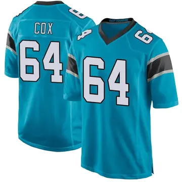 Nike Bryan Cox Men's Game Carolina Panthers Blue Alternate Jersey