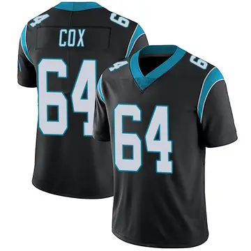 Nike Bryan Cox Men's Limited Carolina Panthers Black Team Color Vapor Untouchable Jersey