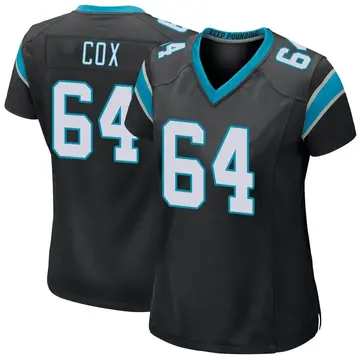 Nike Bryan Cox Women's Game Carolina Panthers Black Team Color Jersey