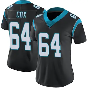 Nike Bryan Cox Women's Limited Carolina Panthers Black Team Color Vapor Untouchable Jersey