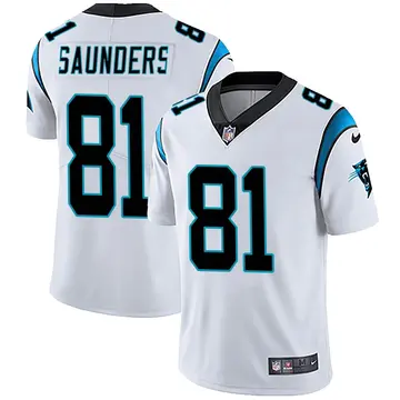Nike C.J. Saunders Men's Limited Carolina Panthers White Vapor Untouchable Jersey