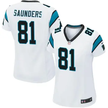 Nike C.J. Saunders Women's Game Carolina Panthers White Jersey