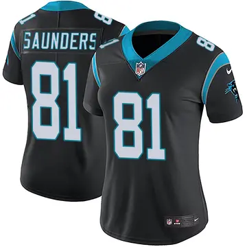 Nike C.J. Saunders Women's Limited Carolina Panthers Black Team Color Vapor Untouchable Jersey