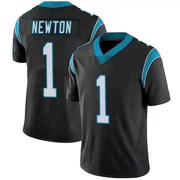 Nike Cam Newton Men's Limited Carolina Panthers Black Team Color Vapor Untouchable Jersey