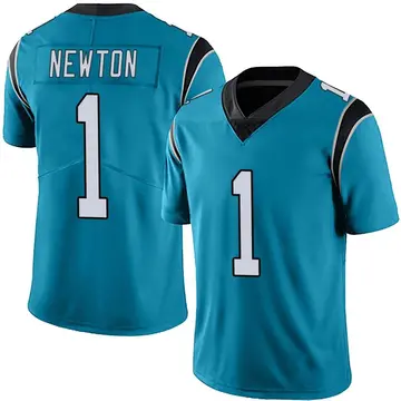 Nike Cam Newton Men's Limited Carolina Panthers Blue Alternate Vapor Untouchable Jersey
