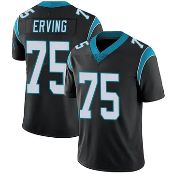 Nike Cameron Erving Men's Limited Carolina Panthers Black Team Color Vapor Untouchable Jersey