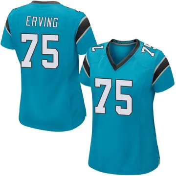 Nike Cameron Erving Women's Game Carolina Panthers Blue Alternate Jersey