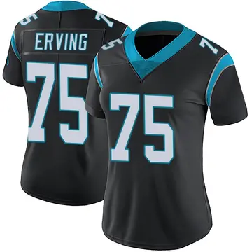 Nike Cameron Erving Women's Limited Carolina Panthers Black Team Color Vapor Untouchable Jersey