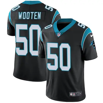 Nike Chandler Wooten Youth Limited Carolina Panthers Black Team Color Vapor Untouchable Jersey