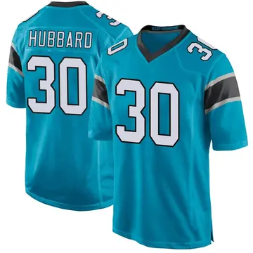 Nike Chuba Hubbard Men's Game Carolina Panthers Blue Alternate Jersey