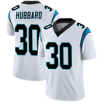 Nike Chuba Hubbard Men's Limited Carolina Panthers White Vapor Untouchable Jersey