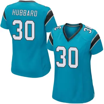 Nike Chuba Hubbard Women's Game Carolina Panthers Blue Alternate Jersey
