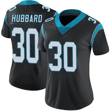 Nike Chuba Hubbard Women's Limited Carolina Panthers Black Team Color Vapor Untouchable Jersey