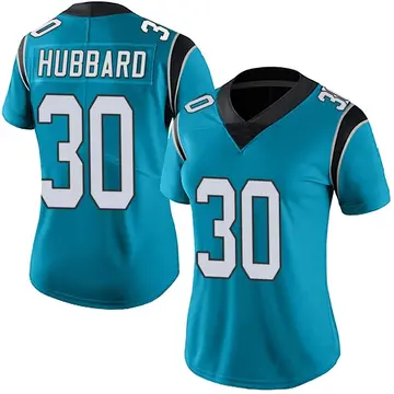 Nike Chuba Hubbard Women's Limited Carolina Panthers Blue Alternate Vapor Untouchable Jersey