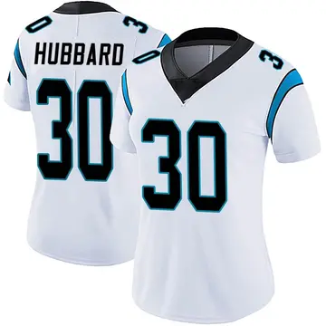Nike Chuba Hubbard Women's Limited Carolina Panthers White Vapor Untouchable Jersey