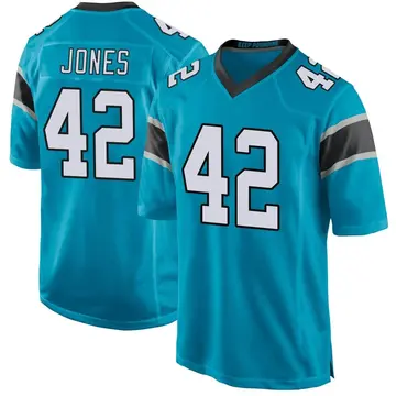 Nike Colin Jones Men's Game Carolina Panthers Blue Alternate Jersey