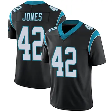 Nike Colin Jones Men's Limited Carolina Panthers Black Team Color Vapor Untouchable Jersey