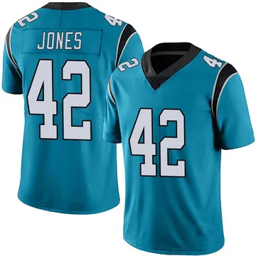 Nike Colin Jones Men's Limited Carolina Panthers Blue Alternate Vapor Untouchable Jersey