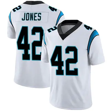 Nike Colin Jones Men's Limited Carolina Panthers White Vapor Untouchable Jersey