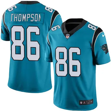 Nike Colin Thompson Men's Limited Carolina Panthers Blue Alternate Vapor Untouchable Jersey