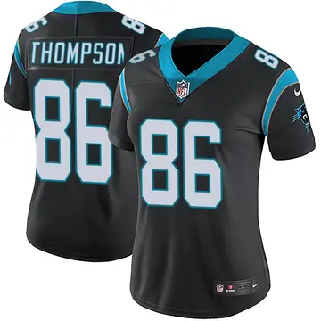 Nike Colin Thompson Women's Limited Carolina Panthers Black Team Color Vapor Untouchable Jersey