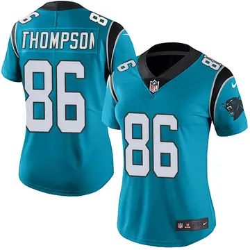 Nike Colin Thompson Women's Limited Carolina Panthers Blue Alternate Vapor Untouchable Jersey