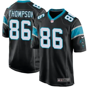 Nike Colin Thompson Youth Game Carolina Panthers Black Team Color Jersey