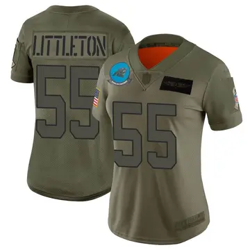 Nike Cory Littleton Women's Limited Carolina Panthers Camo 2019 Salute to Service Jersey