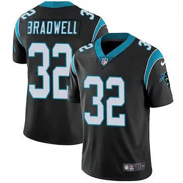 Nike Darius Bradwell Men's Limited Carolina Panthers Black Team Color Vapor Untouchable Jersey