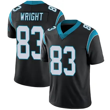 Nike Derek Wright Men's Limited Carolina Panthers Black Team Color Vapor Untouchable Jersey