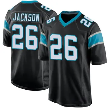 Nike Donte Jackson Men's Game Carolina Panthers Black Team Color Jersey