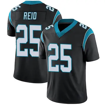 Nike Eric Reid Men's Limited Carolina Panthers Black Team Color Vapor Untouchable Jersey
