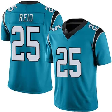 Nike Eric Reid Men's Limited Carolina Panthers Blue Alternate Vapor Untouchable Jersey