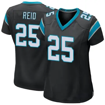 Nike Eric Reid Women's Game Carolina Panthers Black Team Color Jersey