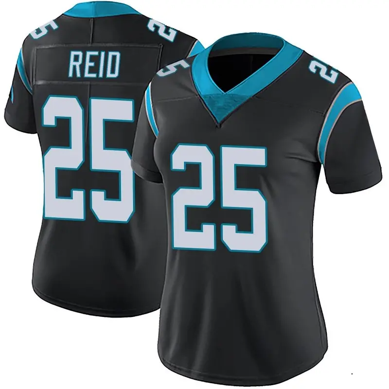 Nike Eric Reid Women's Limited Carolina Panthers Black Team Color Vapor Untouchable Jersey