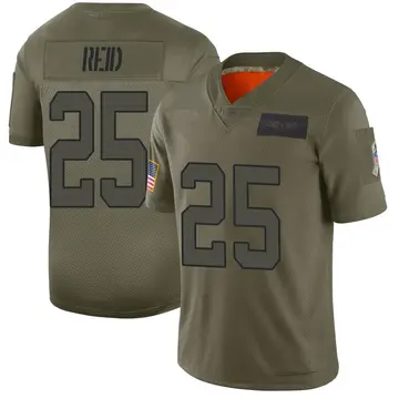 Nike Eric Reid Youth Limited Carolina Panthers Camo 2019 Salute to Service Jersey